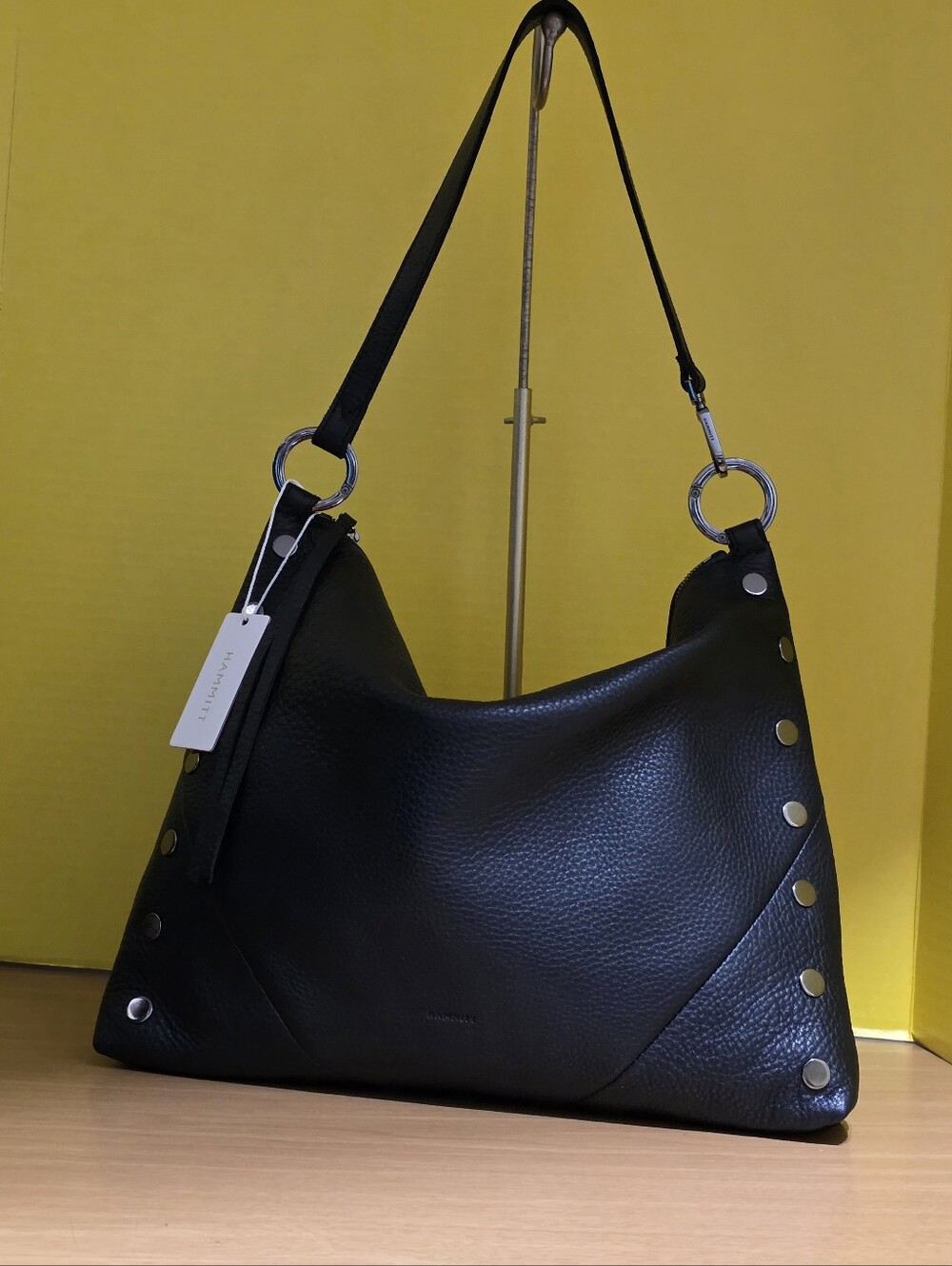 Hammitt Large Black Leather Kyle